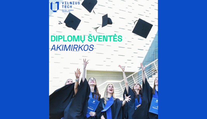 Akimirkos iš Verslo vadybos fakulteto diplomų teikimo šventės